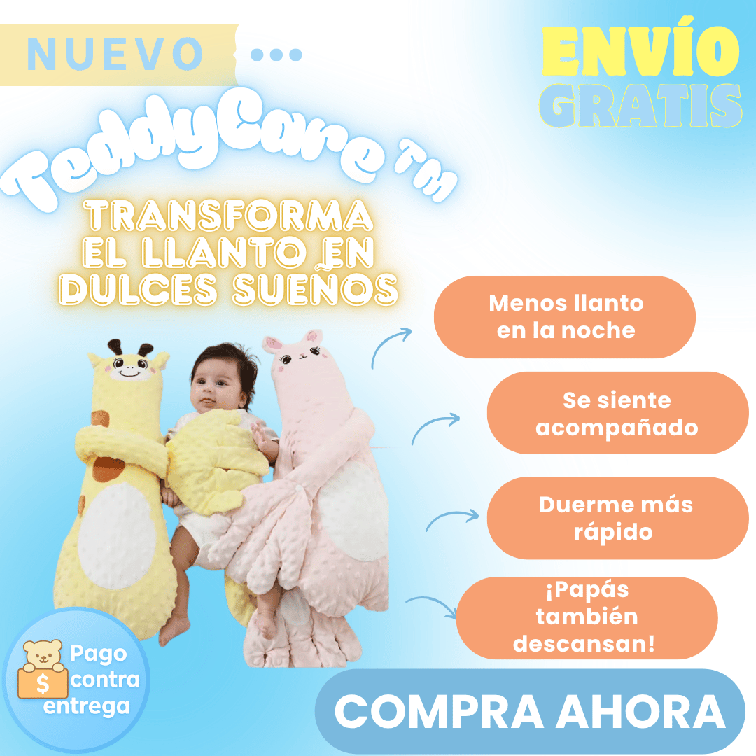 TeddyCare™ — El Peluche que da Palmaditas y Acompaña el Sueño