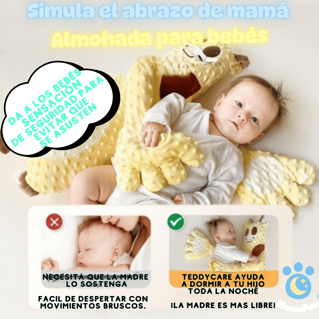 TeddyCare™ — El Peluche que da Palmaditas y Acompaña el Sueño