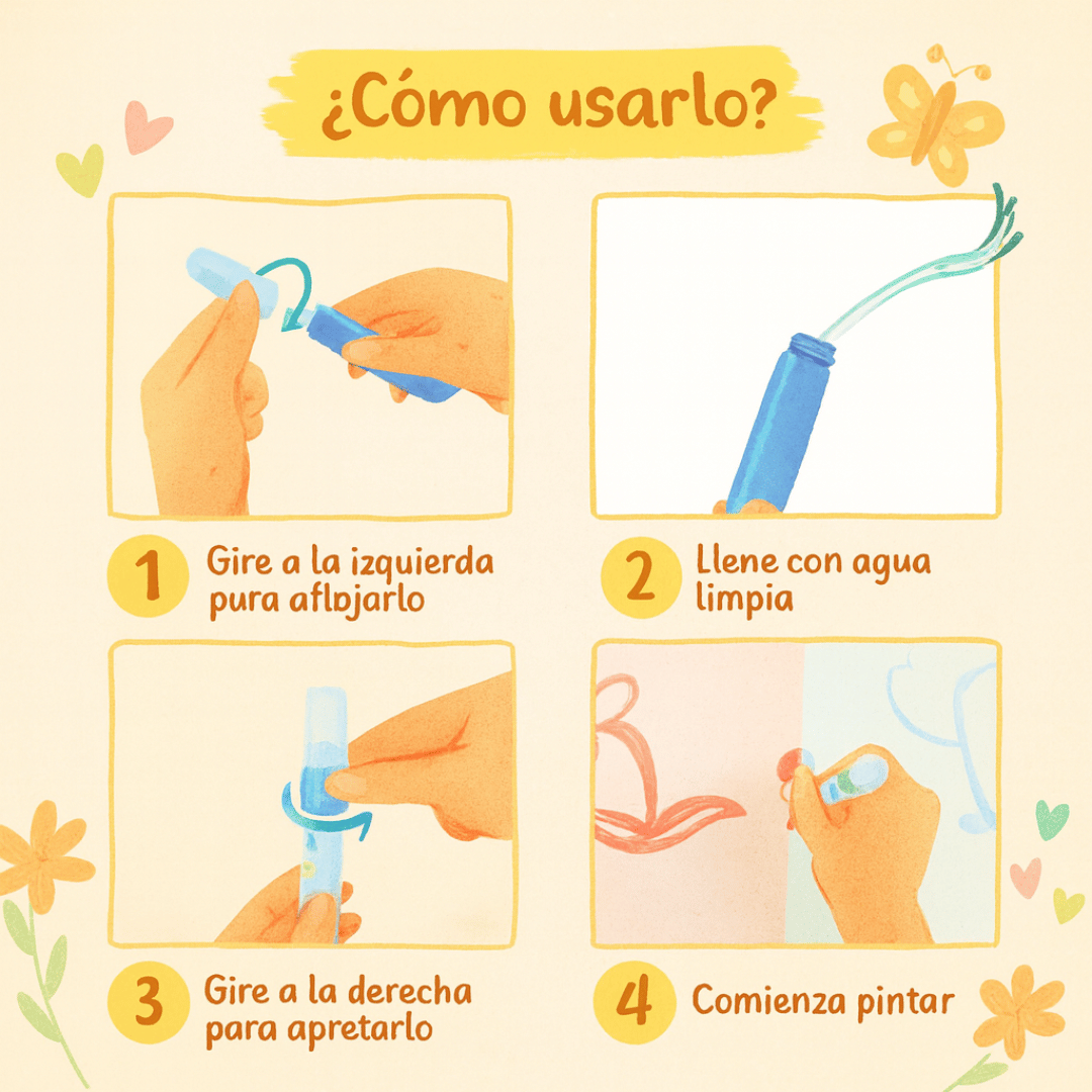 🧸 MagicWaterMat™ — Creatividad sin Ensuciar Nada