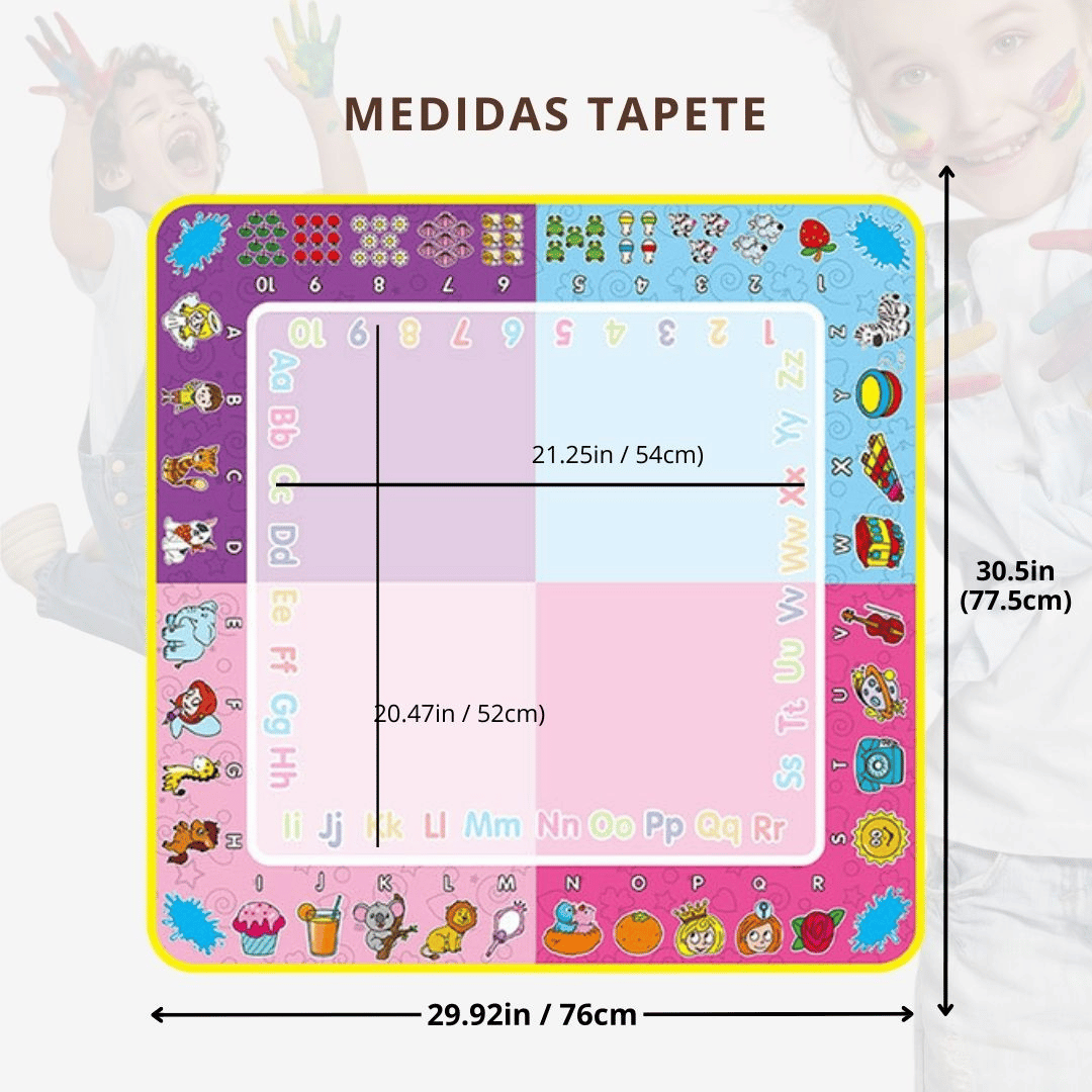 🧸 MagicWaterMat™ — Creatividad sin Ensuciar Nada