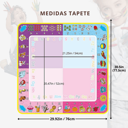 🧸 MagicWaterMat™ — Creatividad sin Ensuciar Nada